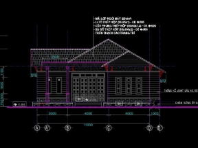Hồ sơ thiết kế nhà cấp 4 kích thước 11x13m – Full hồ sơ kiến trúc