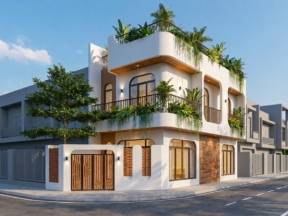Hồ sơ thiết kế nhà phố 2 tầng hiện đại 6x16m