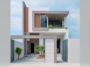 Hồ sơ thiết kế nhà phố 2 tầng hiện đại 7x12m