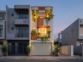 Hồ sơ thiết kế nhà phố 3 tầng hiện đại 5x20m