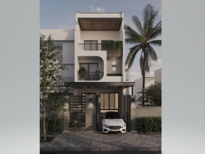 Hồ sơ thiết kế nhà phố 3 tầng hiện đại (6x25m)