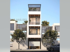 Hồ sơ thiết kế nhà phố 4 tầng hiện đại 4x15m