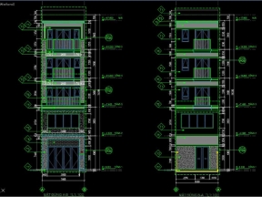 Hồ sơ thiết kế Shophouse 5 tầng 5x19m – Full hồ sơ kiến trúc, kết cấu