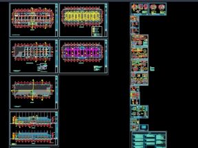 Hồ sơ trụ sở cơ quan cấp 4 10x40m đầy đủ kiến trúc, kết cấu, điện, nước