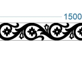 Hoa văn mái kính cnc mới