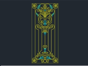 Hoa văn sắt uốn hộp sắt mỹ nghệ