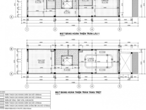 Hstk nhà ở 4 tầng 4x15m file cad đẹp