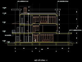 Hstk trụ sở làm việc tòa nhà công ty thiên nam