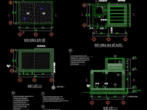 Kết cấu bể lọc nước chuẩn bản vẽ