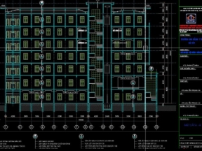 Kiến trúc giảng đường đại học 7 tầng 46x22m