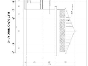 Kiến trúc nhà bán trú học sinh th-thcs