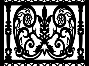 Lan can cnc file cad dxf đẹp