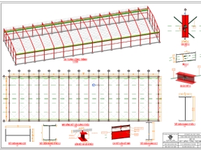 Luận văn kết cấu khung thép phân xưởng 1 tầng 90x27m