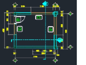 Mẫu bản vẽ nhà bảo vệ khu công nghiệp