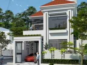 Mẫu biệt thự 2 tầng đẹp su
