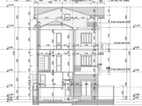 Mẫu biệt thự 3 tầng model cad