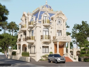 Mẫu biệt thự triệu đô phong cách tân cổ điển 10x20m