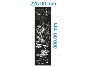 Mẫu cnc cá chép ngược lên