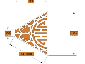 Mẫu cnc chữ thọ file cad đẹp