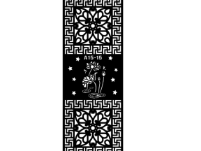 Mẫu cnc cửa sắt 1 cánh sen mới