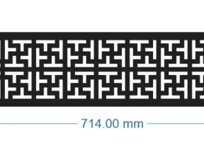 Mẫu cnc diềm mẫu đơn giản