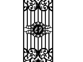 Mẫu cnc hàng rào file cad đẹp dxf