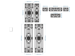 Mẫu cnc hàng rào mẫu đẹp