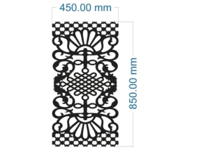 Mẫu cnc hoa văn cổng cao cấp