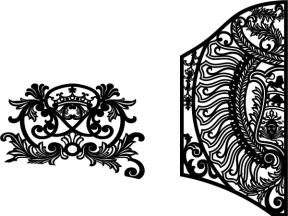 Mẫu cnc hoa văn cổng mẫu đẹp