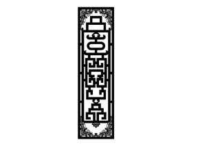 Mẫu cnc hoa văn cửa sổ dxf