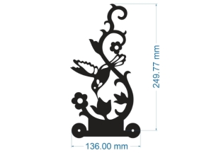 Mẫu cnc hoa văn mẫu họa tiết chim