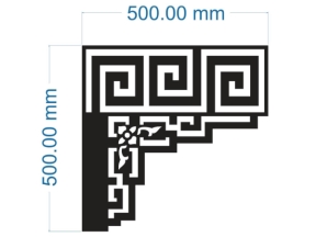 Mẫu cnc ke góc file cad cao cấp