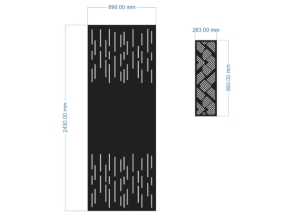 Mẫu cnc vách cổng dxf đẹp