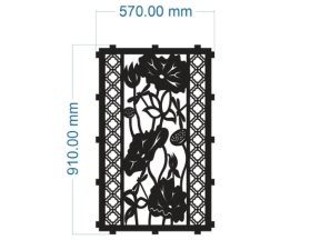 Mẫu cnc vách sen