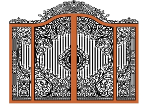 Mẫu cổng đẹp file thiết kế