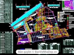 Mẫu file cad bản đồ quy hoạch nôn thôn mới huyện Tiền Hải, Thái Bình