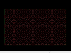 Mẫu gấm đồng tiền file cad 2d