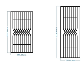 Mẫu hoa văn cửa sắt sổ cửa sắt kính cnc đẹp