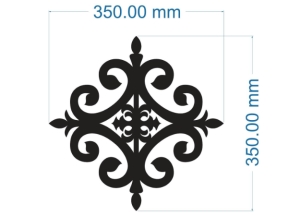 Mẫu hoa văn mẫu họa tiết mái kính cnc dxf