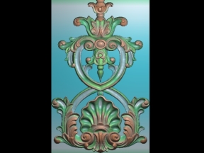 Mẫu lá tây cửa sắt 10 cnc