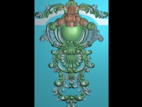 Mẫu lá tây cửa sắt 13 cnc