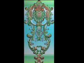 Mẫu lá tây cửa sắt 14 cnc