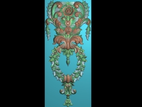 Mẫu lá tây cửa sắt 15 cnc