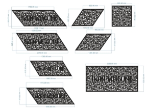 Mẫu lan can cnc 8 kích thước xây dựng model dxf