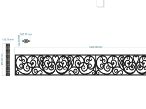 Mẫu lan can cnc file cad mới tháng 10