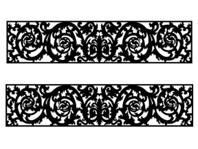 Mẫu lan can cnc mẫu dxf