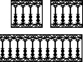 Mẫu lan can đẹp bản vẽ cnc đẹp