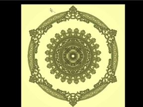 Mẫu mâm trần file cad đẹp