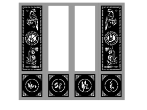 Mẫu mẫu cnc cổng chim phúc lộc dxf