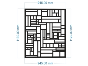 Mẫu mẫu cnc hàng rào đơn giản nhất